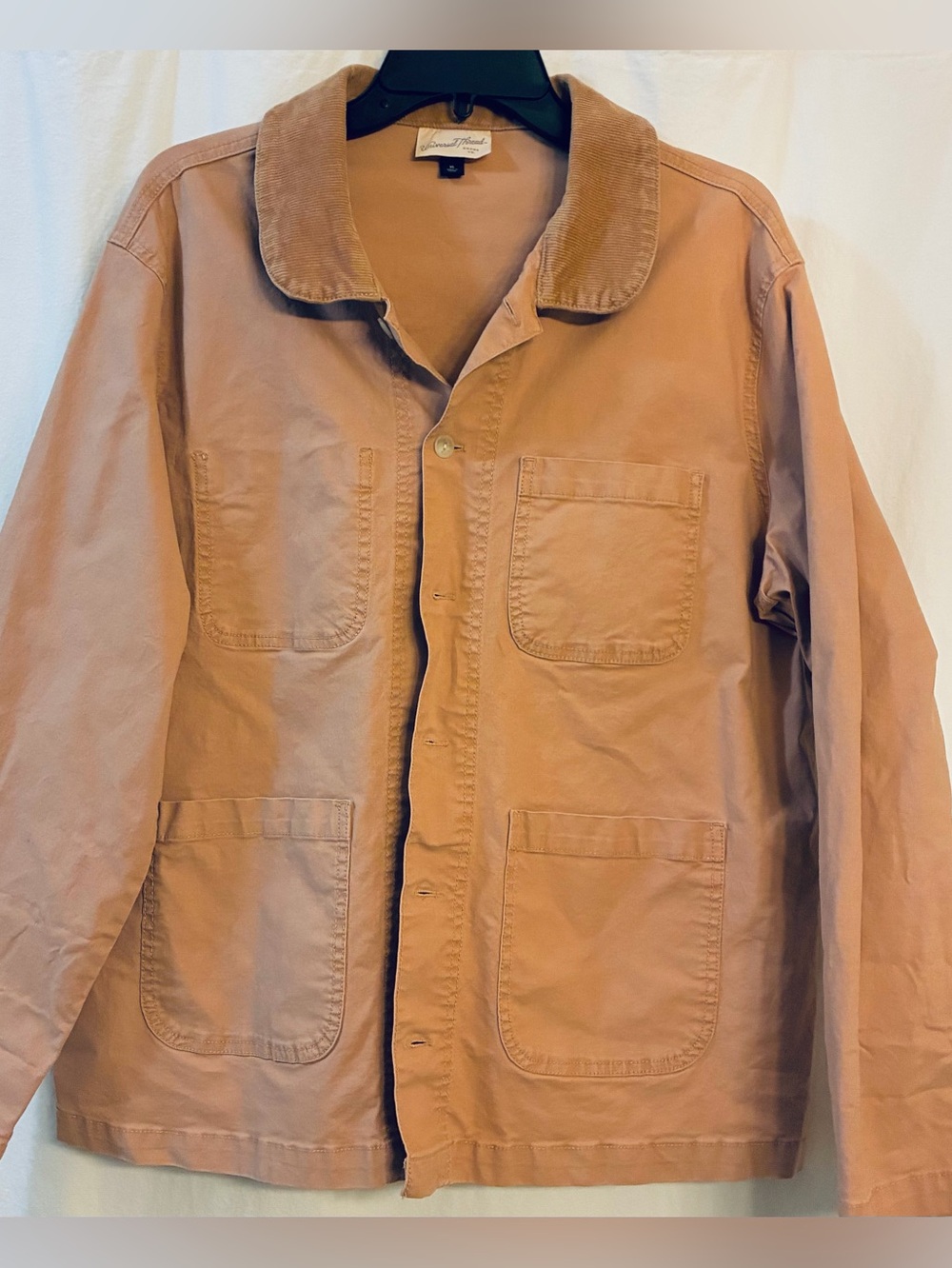 Barn Jacket 98% Cotton w/Corduroy Color. Universal Threads XL. NWOT. Camel-Tan